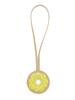 Cartoon Donut PU Leather Keychain Charm