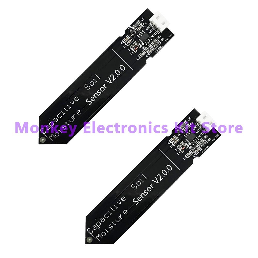 1/1 PCS Capacitive Soil Moisture Sensor Corrosion Resistant for R1 Board Moisture Detection Garden Watering DIY