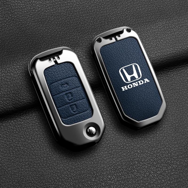 Car Smart Remote Key Fob Case Cover For Honda Civic Accord City Odyssey CR-V XR-V HR-V Vezel Jade Jazz Crider Auto Accessories