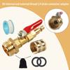 Standard Winterize Ausbläser Adapter Winterisierungs Werkzeug Mit 1/4" Schnellkupplungsstecker Und 3/4" Gartenschlauchgewinde