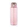 1 Liter Motivations-Wasserflasche mit Strohhalm-Mundstück Mit Zeitmarkierung Auslaufsichere Sport-Wasserflasche Für Fitnessstudio Camping Tour