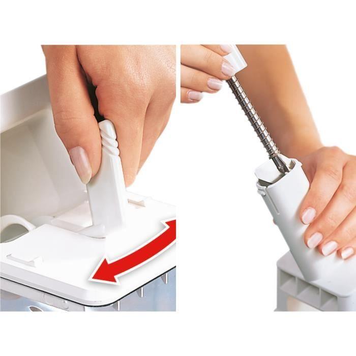 Dénoyauteur à prunes Leifheit 37300, dénoyauteur automatique avec lame en acier inox de haute qualité, utilisation rapide et simple