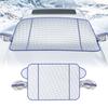 Magnetic Car Snow Shield Frost Prevention Frost Car Cover Car Front Windshield Sunshade Thickened Snow Shield Auto Coat