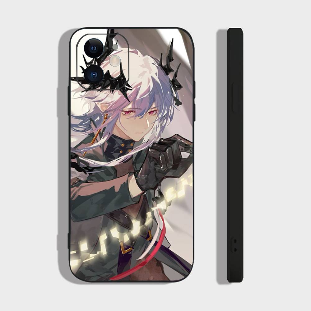 Logos Animated Game A-Arknights Phone Case For IPhone 17 Air 16 15 14 13 Pro Max 11 12 Black Silicone Cover