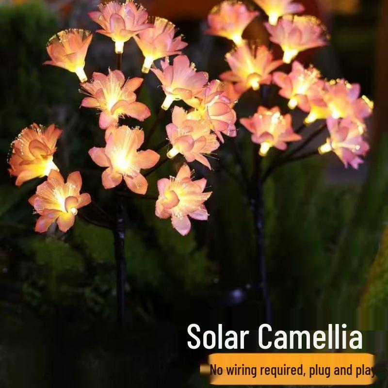 Solar Lotus Sunflower Garden Light for Outdoor Decoration