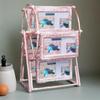 360° Spin Ferris Wheel Photo Frame Vintage Photo Display Shelf Rotatable Photo Frame  Living Room