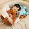 Capybara & Shark Combo: Plush Toy Set and Snack Bag - Perfect for Decompression and Gifts