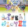 Puppy Pals Dog Figurine Cartoon Animals Cake Ornament 12pcs Xmas Decorate Gift