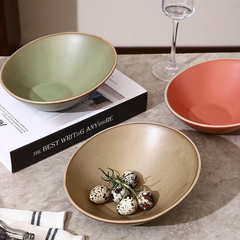 DeO Sternenlicht Keramik Schräge Salatschüssel