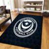 Portsmouth Football Club Carpet Rug for Living Room Bedroom Home Sofa Decoration,Kids Play Non-slip Floor Mat
