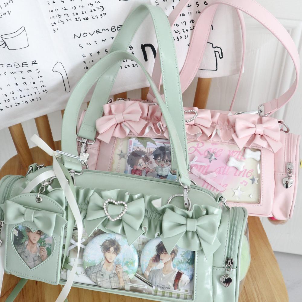 Bow Shoulder Ita Bag All-match Transparent Sac Femme Lolita Bags for Woman Underarm Bolsos Mujer Lolita Crossbady Bolso