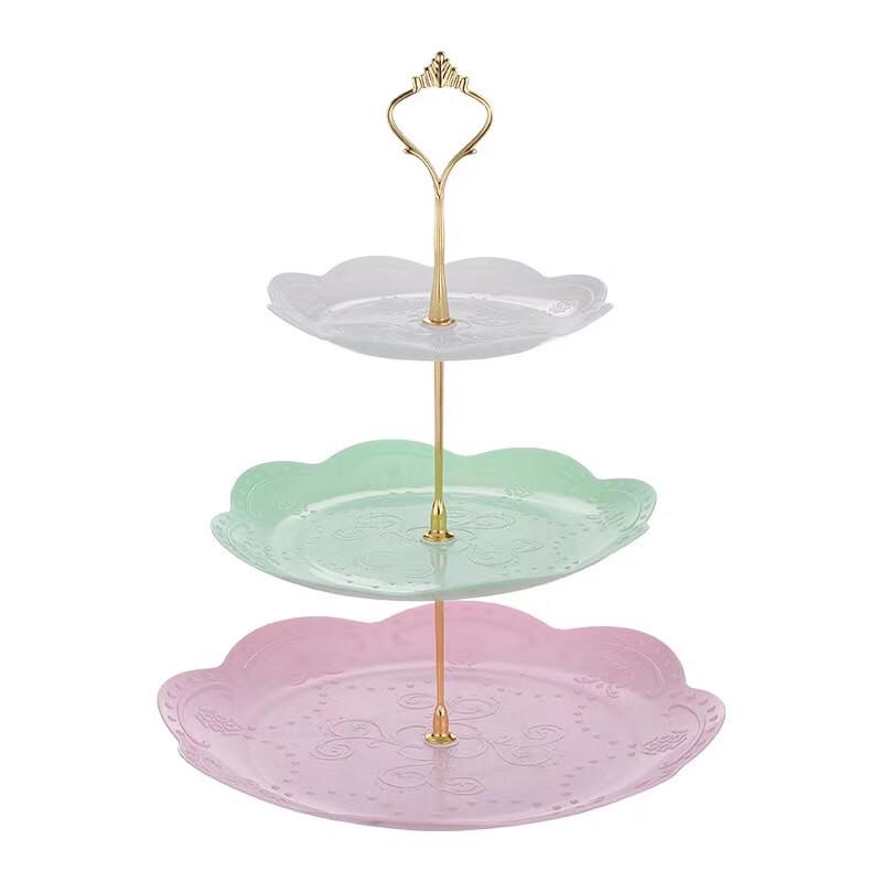 Mailang European 3-Tier Fruit & Dessert Stand
