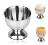 heizi Egg Stand, Boiled Egg Stand, Stainless Steel, Set of 8 (Silver)