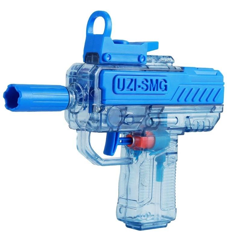 Uzis Automatic Reload Water Gun, Continuous Fire Water Gun for Kids, Boys and Girls Beach Play Toy, Fun Outdoor Water Game