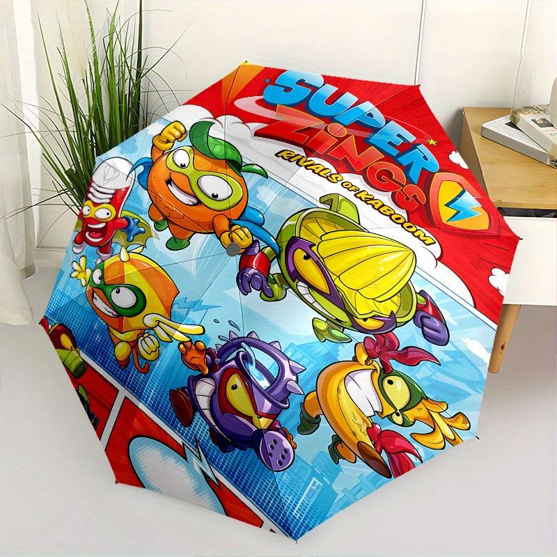 

Superhero,Comic Automatic Folding Umbrella 8 Ribs Lightweight Design, Durable Iron Frame, Compact and Portable, Ideal Birthday or Christma