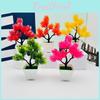 Pine Bonsai Garden Ornament With Faux Tree For Home Decor And Hotel Lobby