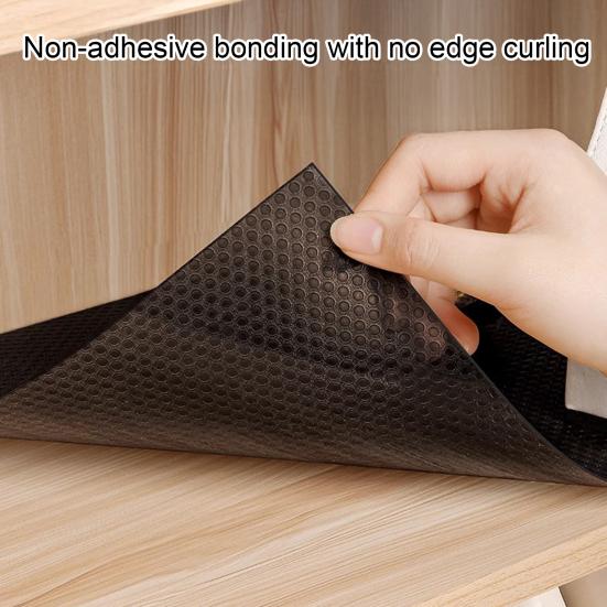 Clear Cabinet Liner Mat Thick EVA Non-Slip Shelf Drawer Liner Waterproof Oil-Proof Shelf Liner