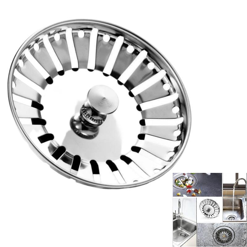 84mm Kitchen Sink Filter Hole Bathtub Hair Catcher Stopper Bathroom Sewer Drain Strainer Basin Sink Waste Filter Tools