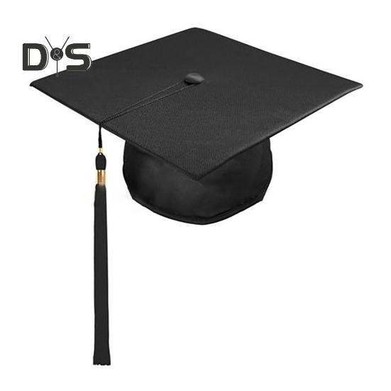 1 Set Unisex Kinder Abschlussrobe Hut Set Frontreißverschluss Lose Quaste Jahresschild Schüler Kindergarten Abschlusszeremonie Talar Kappe Quaste Set