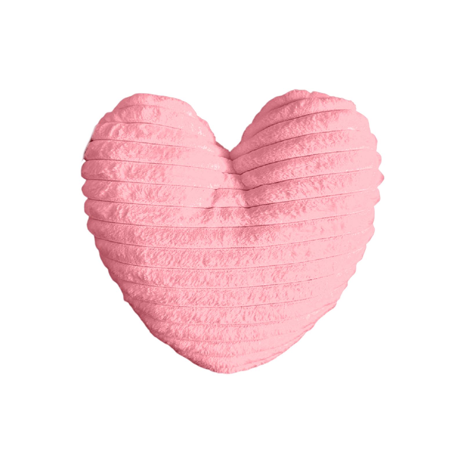 

Sunlit Heart Shaped Pillow, Heart Decorative Throw Pillows, Faux Love Pillows Cute Pillow, Valentines Day Decorations, Wedding Decor, Living Room S рожевий