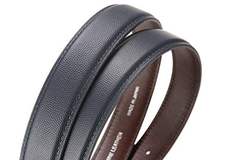 Cypris Perlanera 30mm X Day Business Boyfriend Navy X 0980 Belt, 3cm, Leather, Cowhide, Father's Gift, Men's Gift, Gift, Gift, Chocolate,
