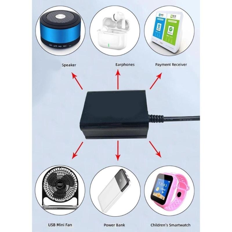 Highly Speed USB Charger For Electric Bike Motorcycles With 5V 9V 12V Output And 1.1M Cable for Phones Charging