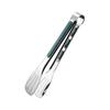 Anti-Scald Green Handle Food Tongs