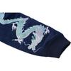 Palace Double Dragon Tour Jacke Mit Adler Muster Und Gestickten Logos Unisex Oberbekleidung Marineblau P23JK176