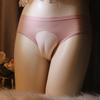 Versteckende Gaff-Panties Herren Glänzend Crossdresser Transvestit Transgender Unterwäsche Offener Po Sexy Tucking-Panties Trans Frauen Kleidung