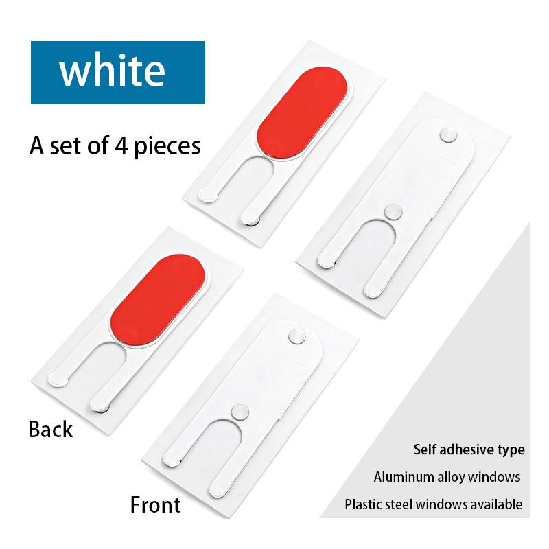 4Pcs/set Plastic Steel Aluminum Alloy Windproof Block Sliding Door Window Sealing Block Soundproof Push-pull Window Accessories