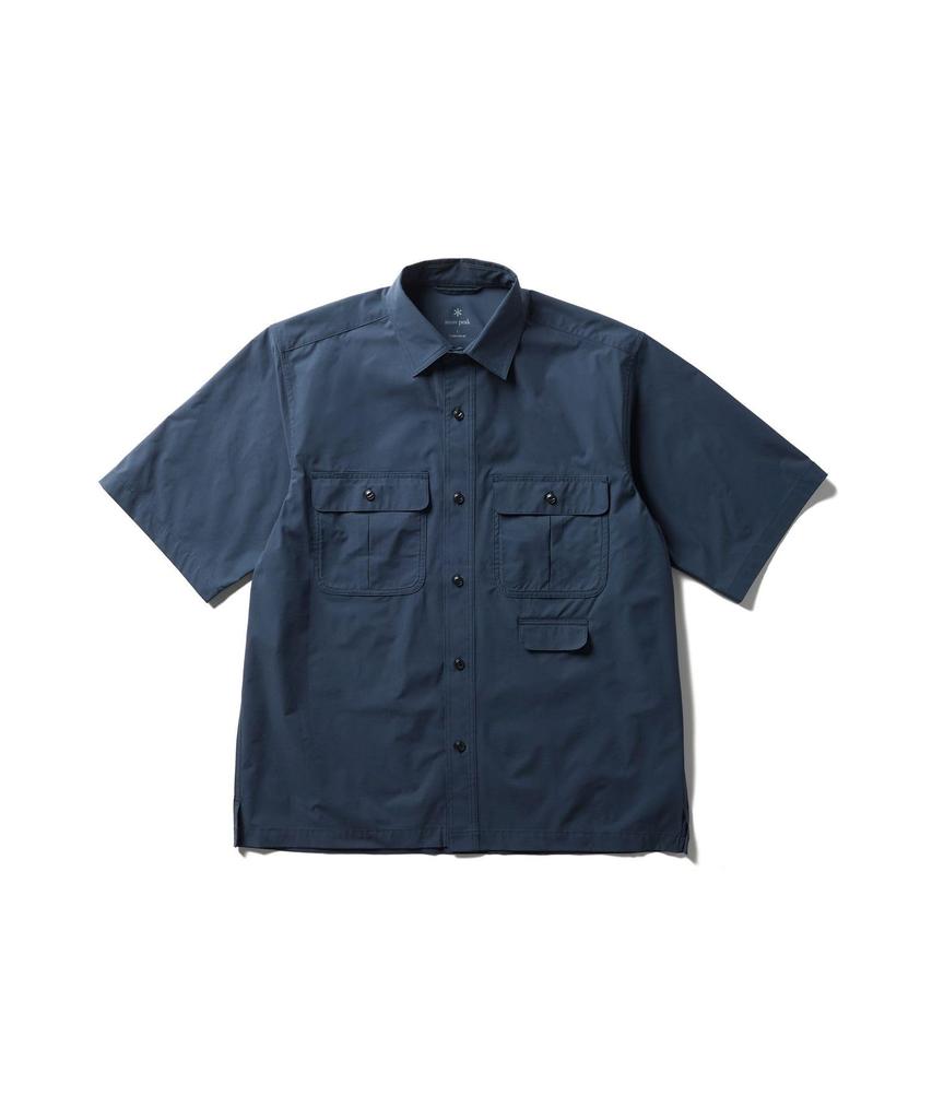 ComfortFlex Shirt Tops Shirt Short Sleeve DARK NAVY M [Snow Peak] S/S SH-26SU007 Men's Women's