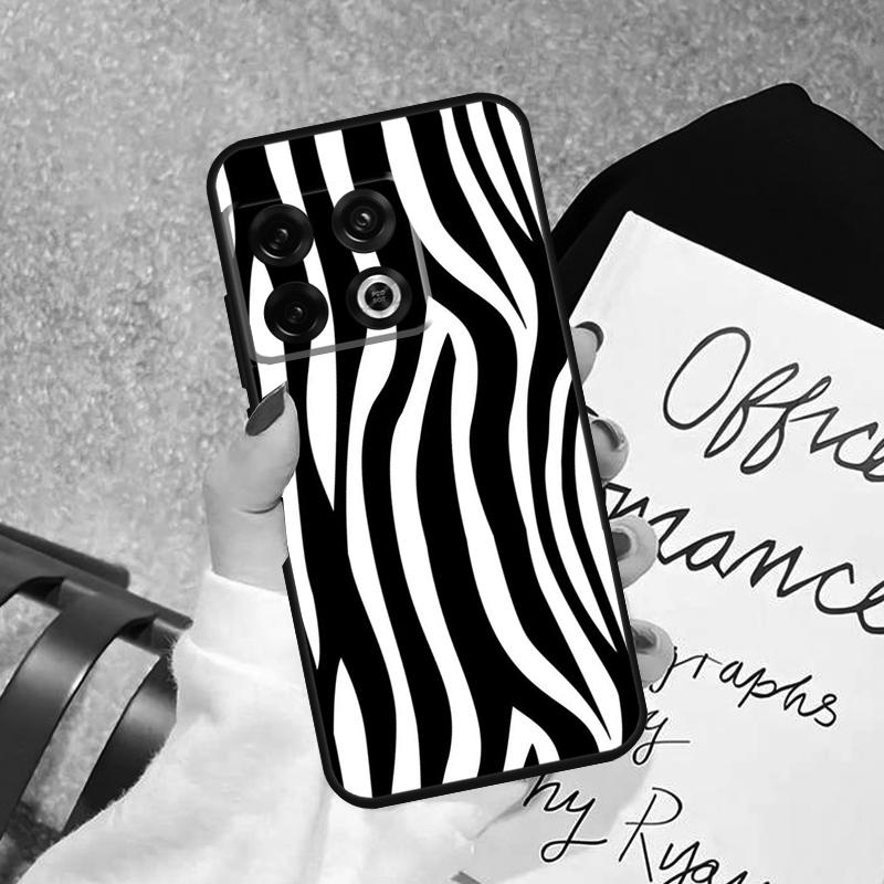 Cow Zebra Pattern Case For OnePlus 10 Pro 10T 8T 13T 15 13 12 11 15R 13R 12R Nord 5 CE 4 2 3 Lite N20 N30 Cover