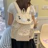 Schoolbag1011 New Fashion Polka Dot Printed Women's Korean Backpack Light Leisure Travel Versatile College Student Small Backpack