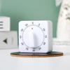 60 Minutes Mechanical Kitchen Timer Square Countdown Alarm Reminder for Cooking Baking Food Preparation Timing Tool