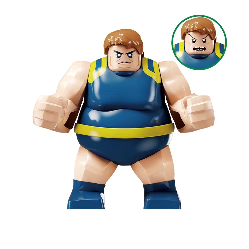 Blind Box Mini Bouwstenen X654 Figuren Grote Goblin Spiderman Iron Man Venom Kapitein Hawk Deadpool Pantser Kerstcadeaus Speelgoed