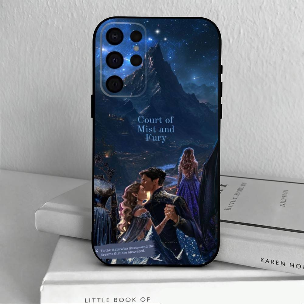 A-Acotar A Court of Mist and F-Fury  Phone Case For Samsung S25,S24,S21,S22,S23,S30,Ultra,S20,Plus,Others Soft Black Cover