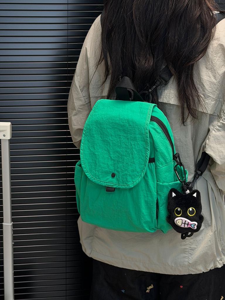 Schoolbag simple student schoolbag high value fashion backpack women commuting high value simple bag leisure going out schoolbag women