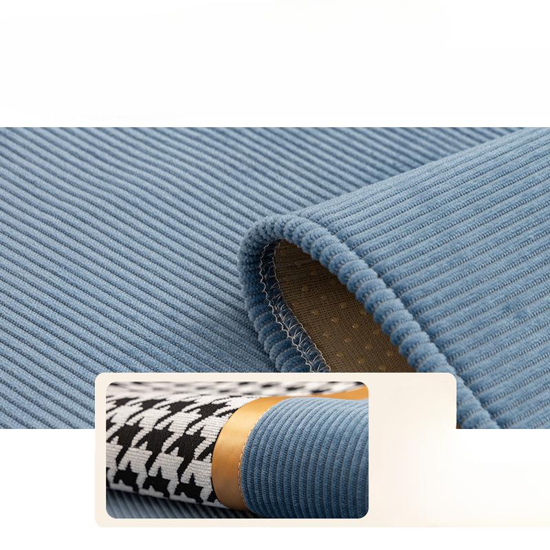 Nordic Sofa Cushion Four Seasons Universal Houndstooth Leather Sofa Cover Simple Cushion Back Towel Cover Cloth Non-Slip Stain Resistant
