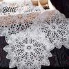 White Lace Coaster Heat Insulation Drink Decorative Floral Retro Vintage Round Table Coasters Mat Protects