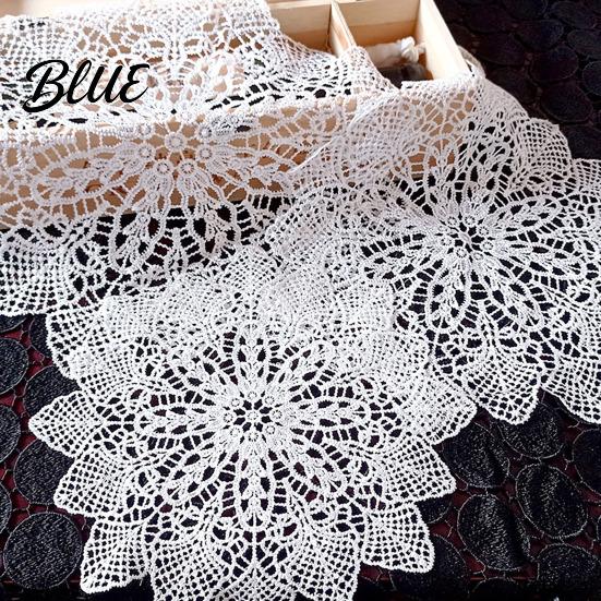 White Lace Coaster Heat Insulation Drink Decorative Floral Retro Vintage Round Table Coasters Mat Protects