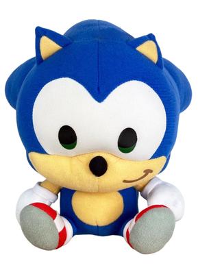 Great Eastern Entertainment Sonic the Hedgehog SD Sonic sitzendes Plüschtier, mehrfarbig, 17,8 cm