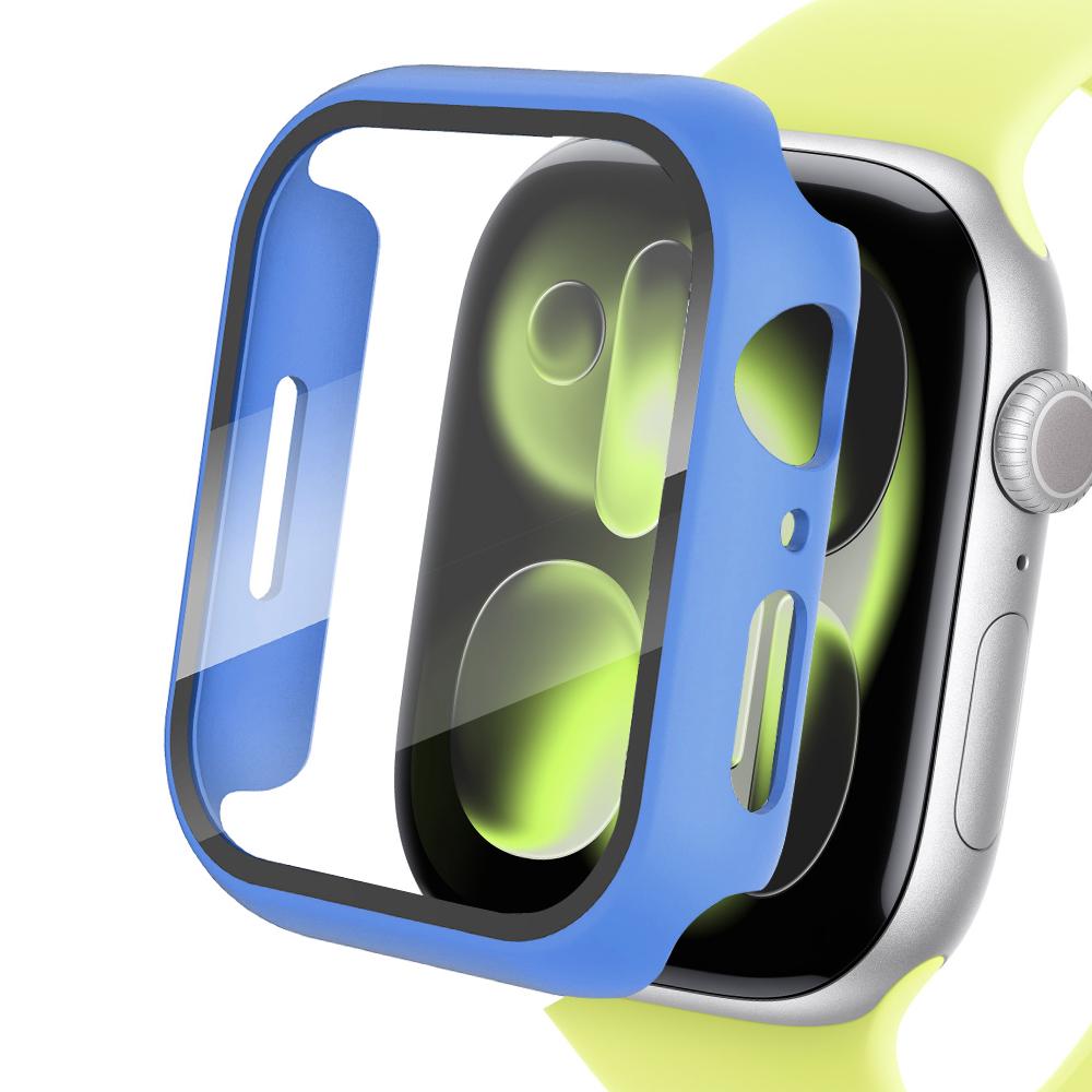 Tempered Glass+Cover For Apple watch series 11 10 9 6 SE3 7 8 5 Case 46mm 42mm 45mm 41mm 44mm 40mm Screen Protector Accessories