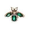 Rerto Bee Crystal Brooches For Women Enamel Rhinestone Animal Tassel Lapel Pins Men'S Suit Collar Pin Badge Accessories
