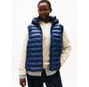 Women's Vest Water Repellent Padded Packable Slim (WW0WW47352) Blue/black