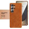 Genuine Italy Alcantara Leather Wireless Charge Phone Shell For Samsung Galaxy S26 Ultra Plus Full-pack Shockproof Protect Cover