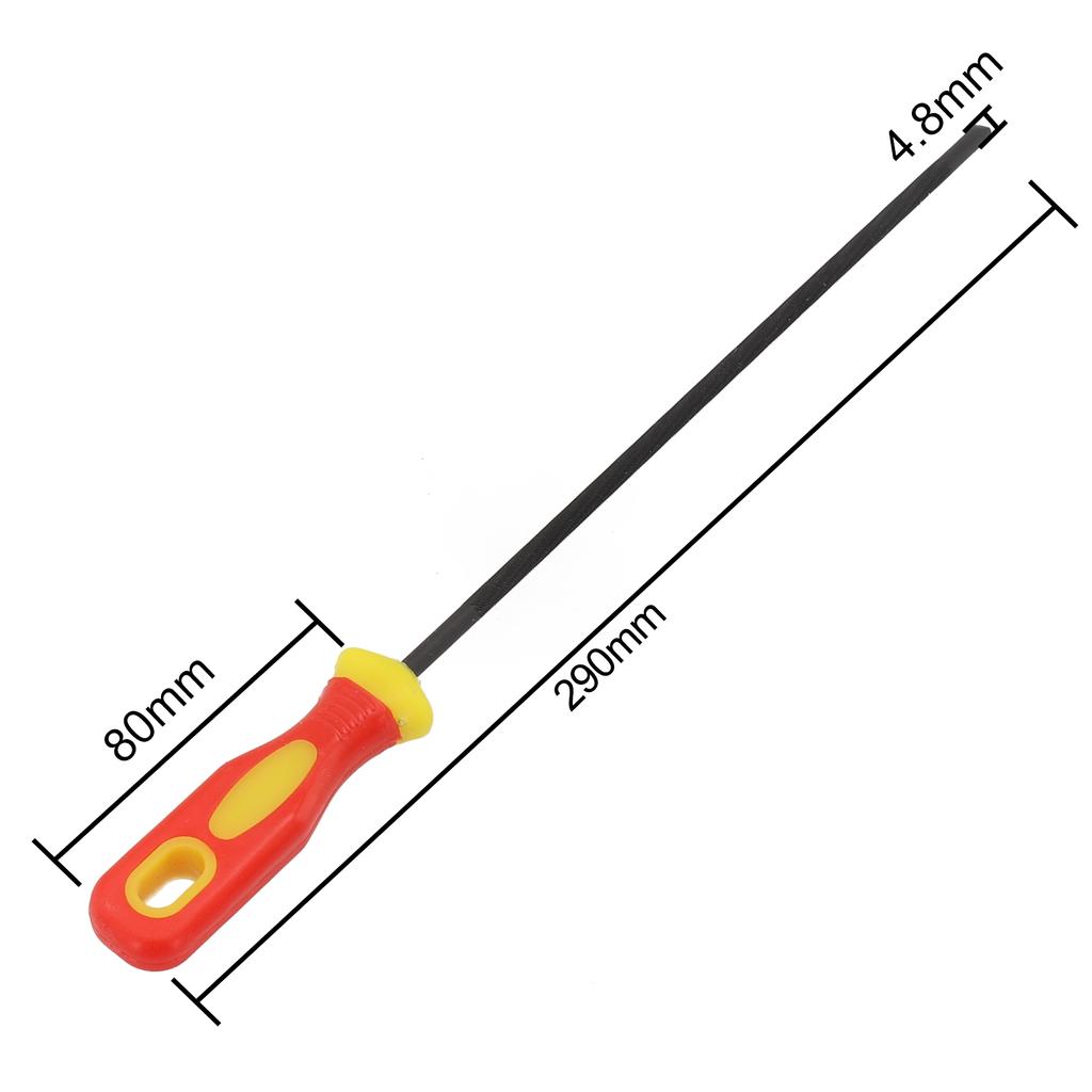 Velký 3/8\" pilník na řetězovou pilu Ostření řetězu 325 4,0 mm
