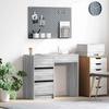 Desk Grey Sonoma 90 x 37.5 x 75 cm Particleboard