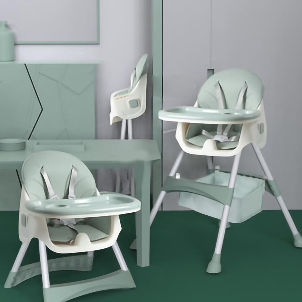 Baby Feeding Chair Folding Adjustable Safe Portable Comfortable Toddler Dining Chair with Safety
