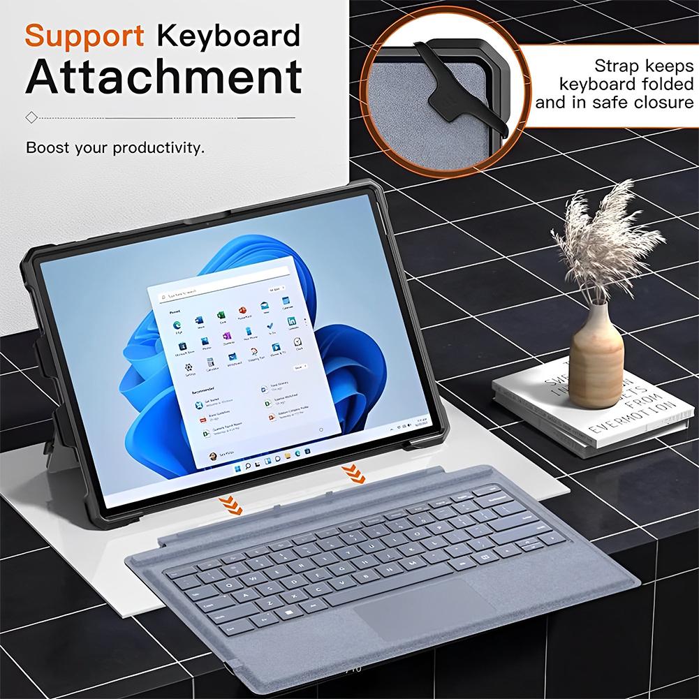 Case for Microsoft Surface Pro 6/Pro 5/Pro 4 for Microsoft Surface Pro 7 Plus/Pro 7 Compatible with Type Cover Keyboard