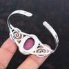 Rhodonite Bangle 925 Sterling Silver Cuff Bracelet Gemstone Bangle Adjustable Cuff Bracelet Handmade Jewelry Gifts for Wife Designer Bangle